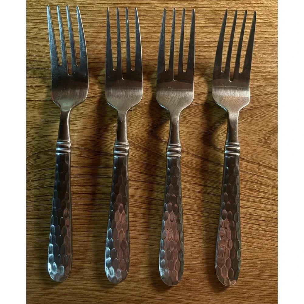 Cambridge‎ Silver Flatware MAJESTY Salad Forks Set Of Four 7.75